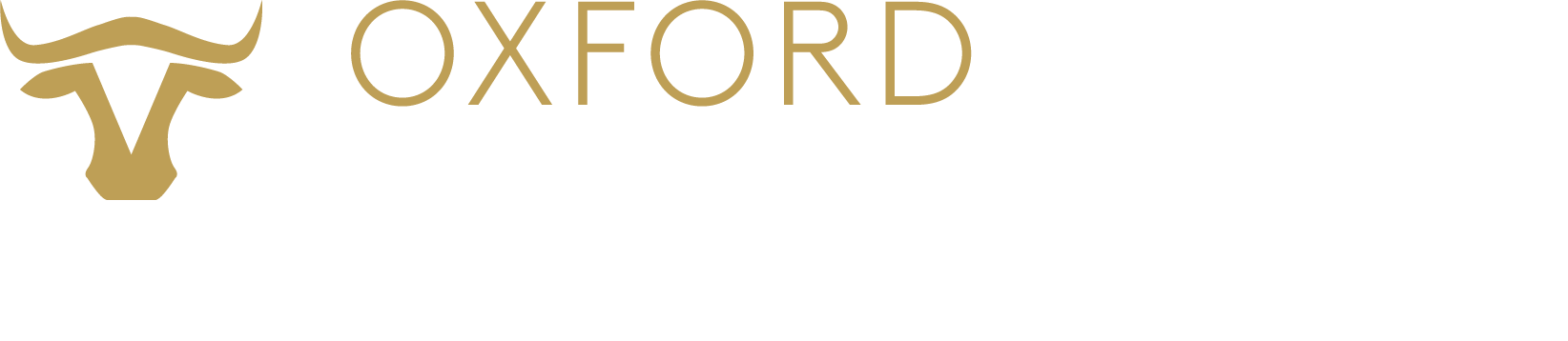 Ox Ironmongery logo for black background